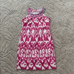 Gretchen Scott Designs Pink and White Patterned Dress